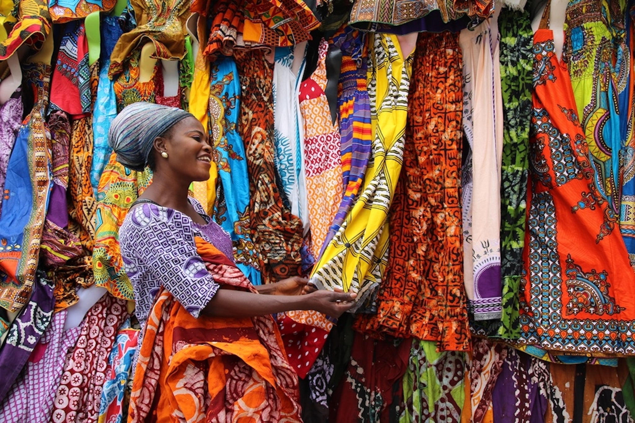 Ankara tote bag