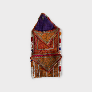 Vintage Pashtun tribe wallet, 1940 Afghanistan