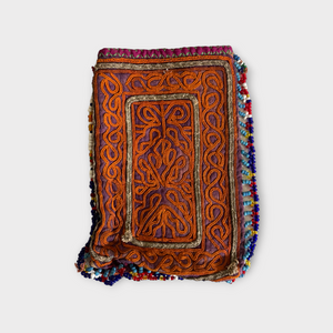 Vintage Pashtun tribe little bag, 1940 Afghanistan