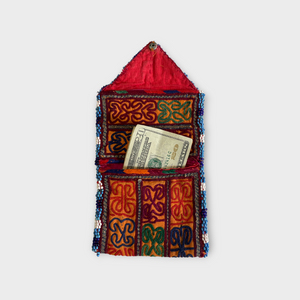 Vintage Pashtun tribe wallet, 1940 Afghanistan