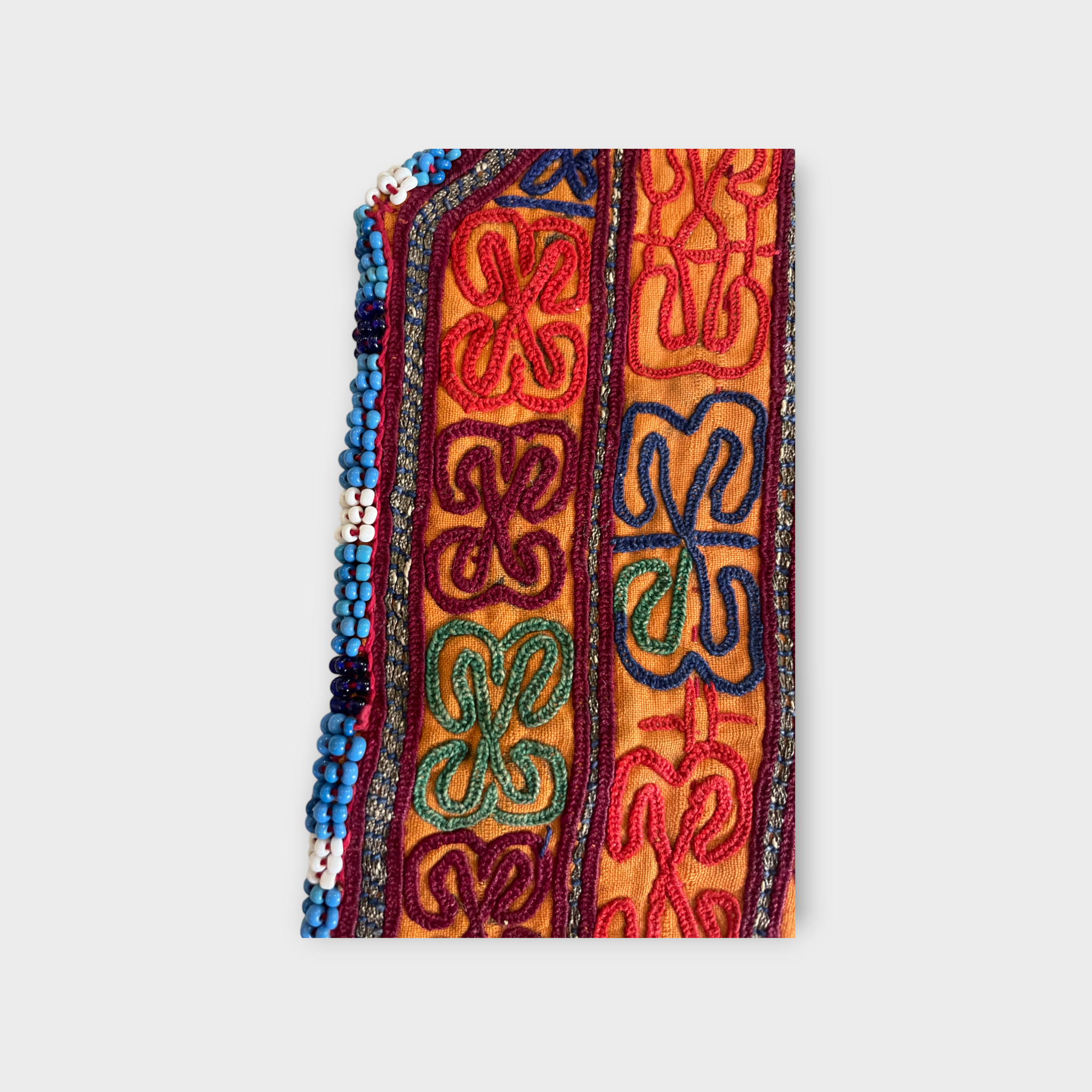 Vintage Pashtun tribe wallet, 1940 Afghanistan