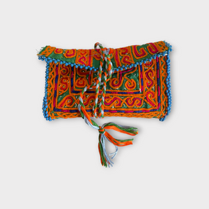 Vintage Pashtun tribe wallet, 1940 Afghanistan