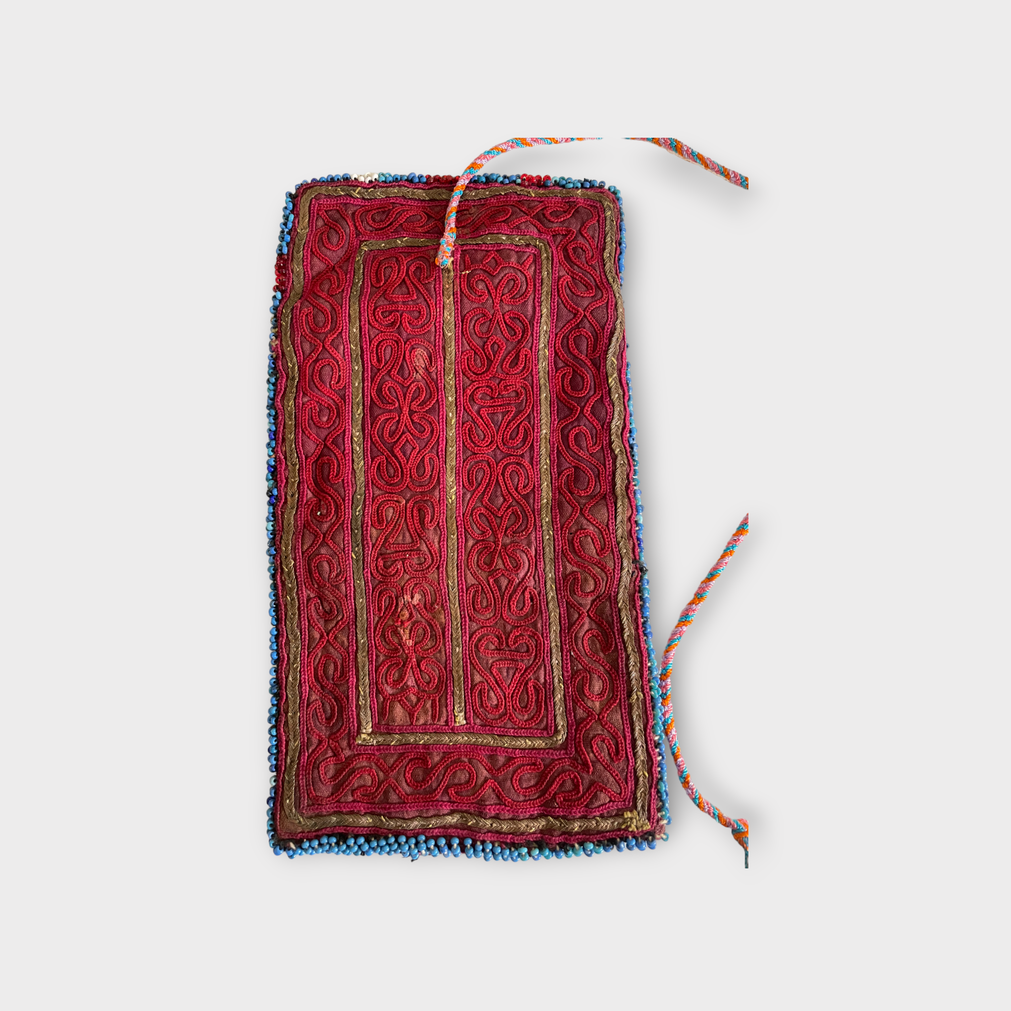 Vintage Pashtun tribe wallet, 1940 Afghanistan