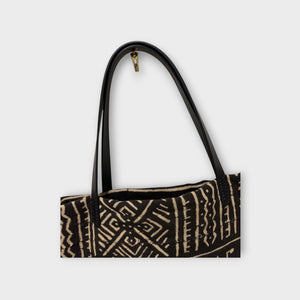 Authentic mudcloth tote bag, West Afrika