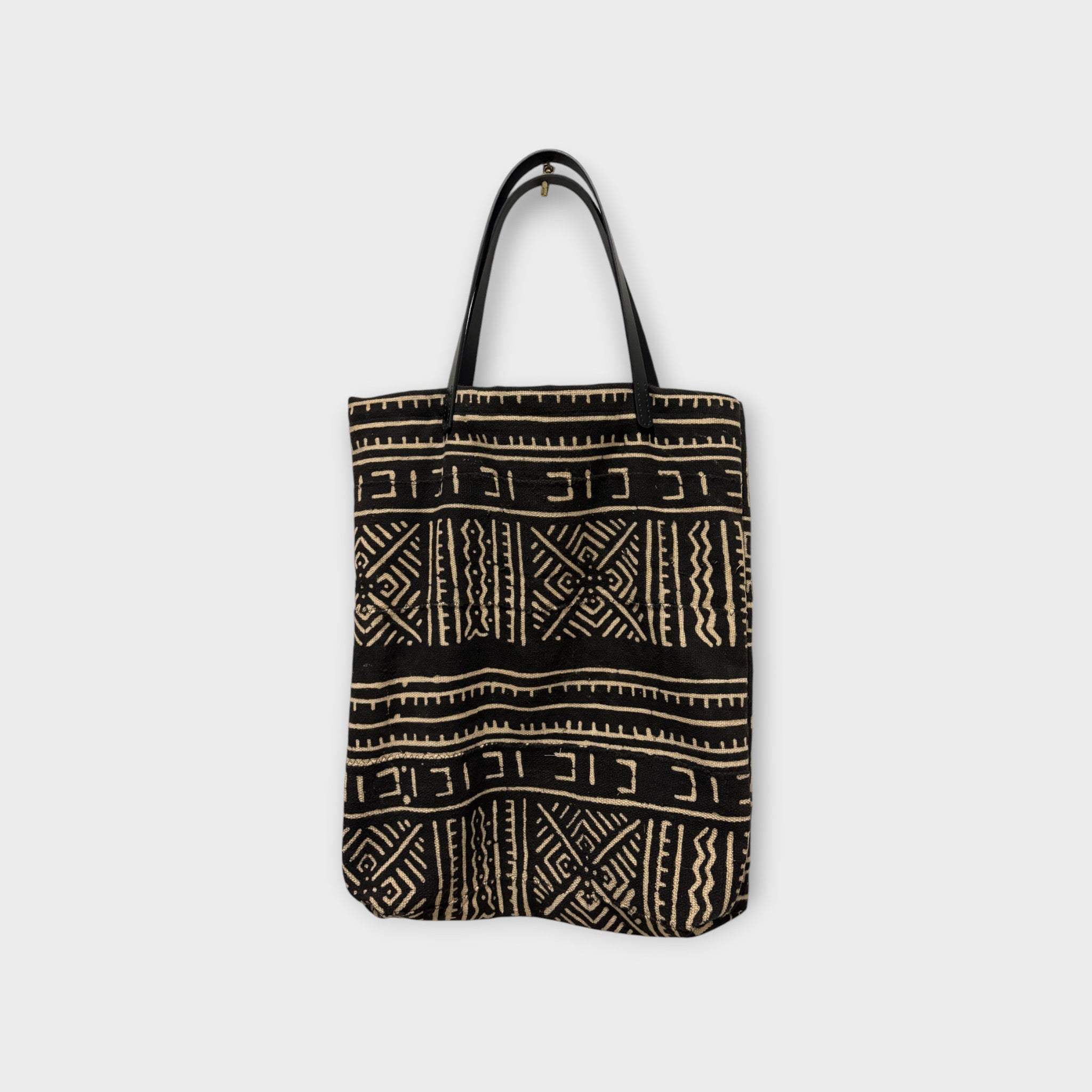 Authentic mudcloth tote bag, West Afrika