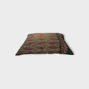 Ikat throw pillow, India