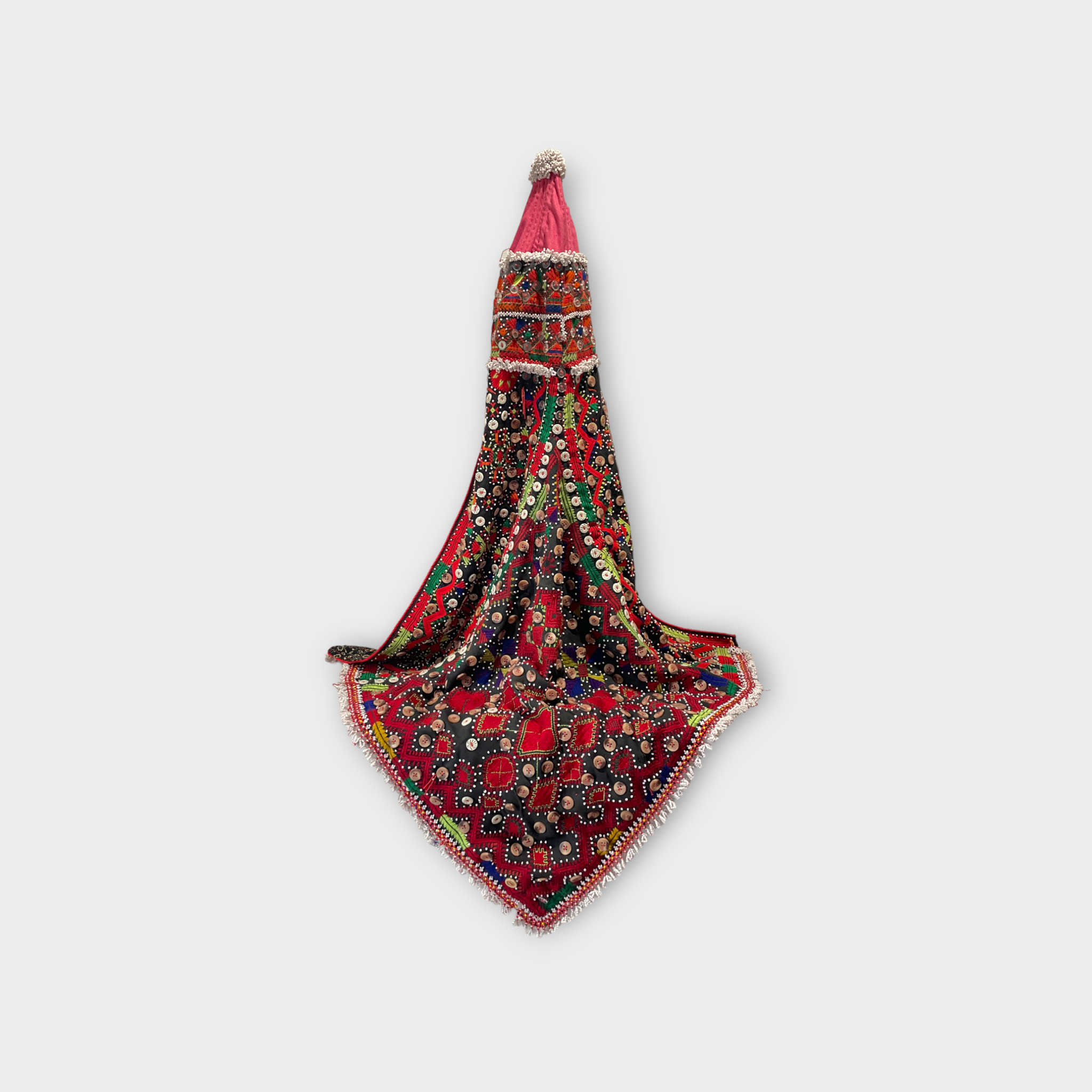 Large Antique Kohistan Hood (Natiyo)